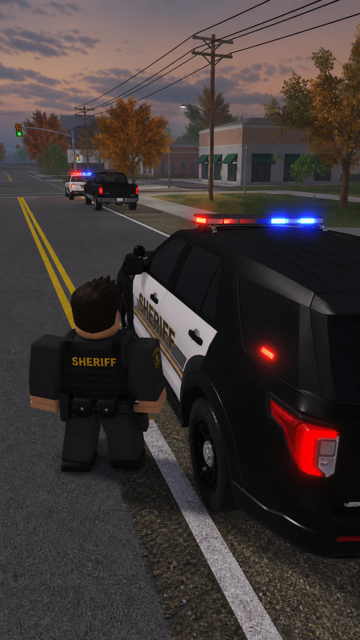 Police roleplay livestream with Sonoran Studio widgets